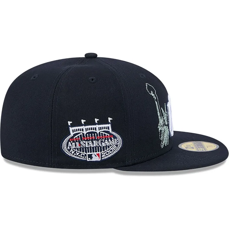 cappello-piatto-blu-navy-regolabile-59fifty-state-stitch-dei-new-york-yankees-mlb-di-new-era
