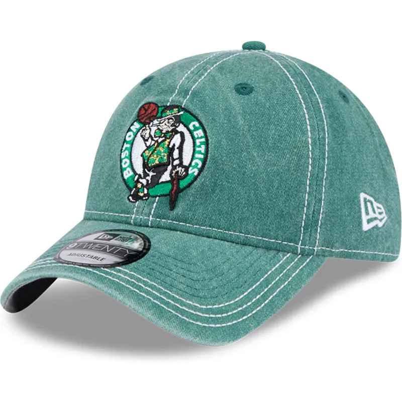 cappellino-con-visiera-curva-verde-regolabile-9twenty-washed-contrast-dei-boston-celtics-nba-di-new-era