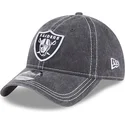 cappellino-curvo-grigio-regolabile-9twenty-washed-contrast-dei-las-vegas-raiders-nfl-di-new-era
