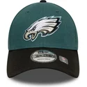 cappellino-curvo-verde-e-nero-regolabile-9forty-the-league-di-philadelphia-eagles-nfl-di-new-era