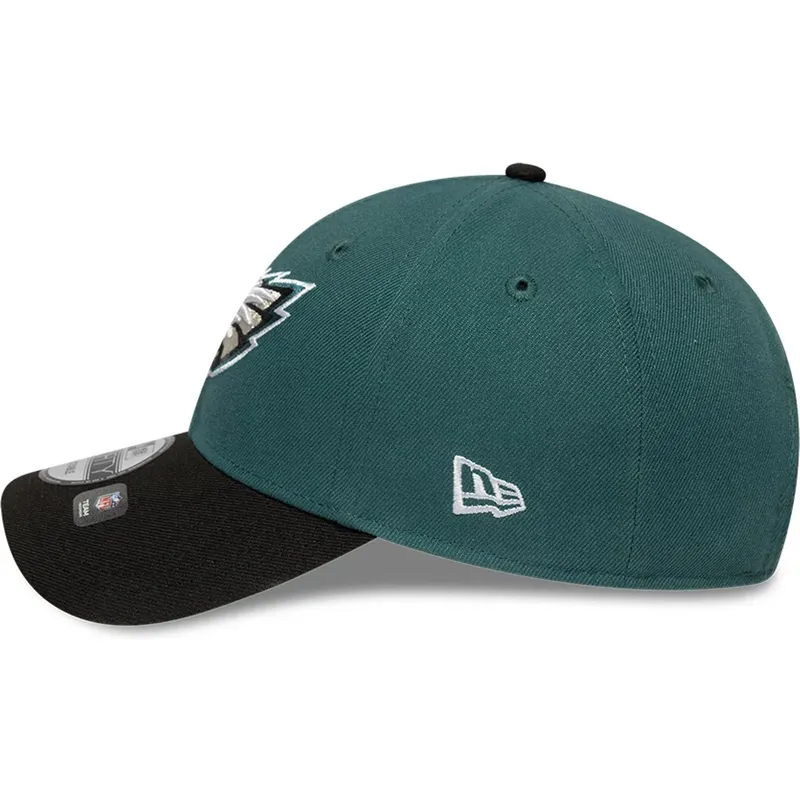 cappellino-curvo-verde-e-nero-regolabile-9forty-the-league-di-philadelphia-eagles-nfl-di-new-era