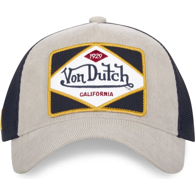 cappellino-trucker-grigio-e-blu-marino-gry-di-von-dutch