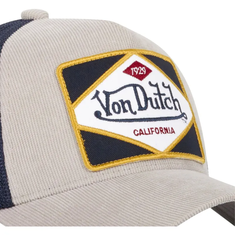 cappellino-trucker-grigio-e-blu-marino-gry-di-von-dutch