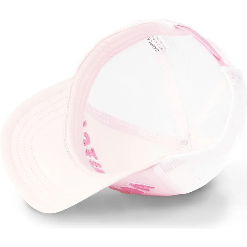 cappellino-trucker-rosa-e-bianco-per-bambino-kidbuckl-lp-di-von-dutch