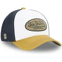 gorra-trucker-bianca-nera-e-gialla-terry04-di-von-dutch