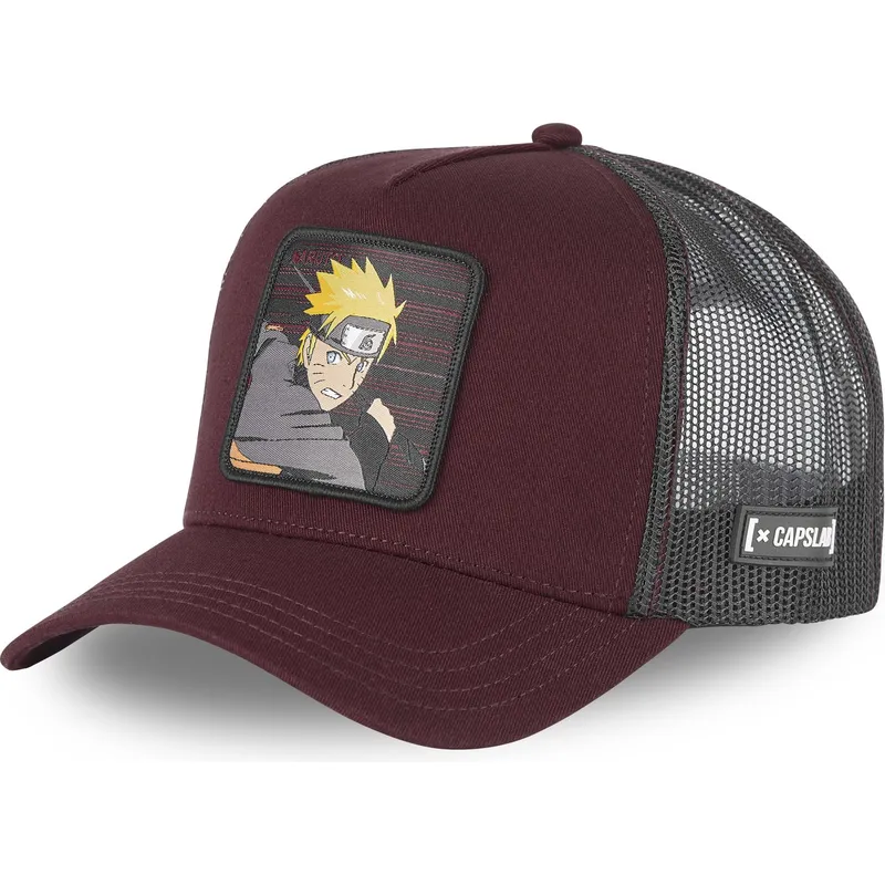cappellino-trucker-granata-e-grigio-naruto-uzumaki-cas-nar2-naruto-di-capslab