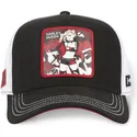 capslab-harley-quinn-dc8-que-dc-comics-black-and-white-trucker-hat