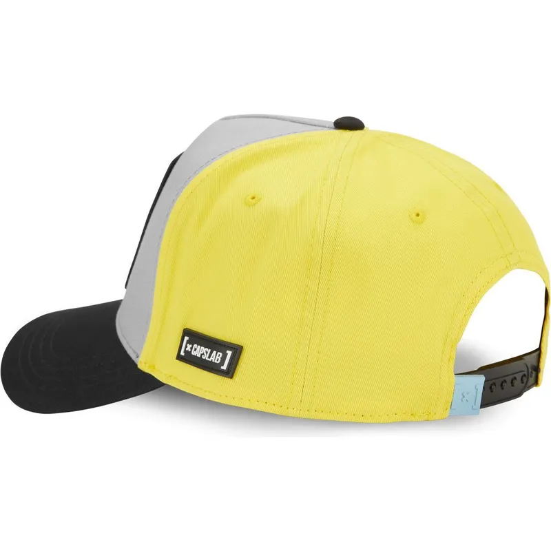 cappellino-visiera-curva-grigio-giallo-e-nero-snapback-bugs-bunny-loo11-bep1-looney-tunes-di-capslab