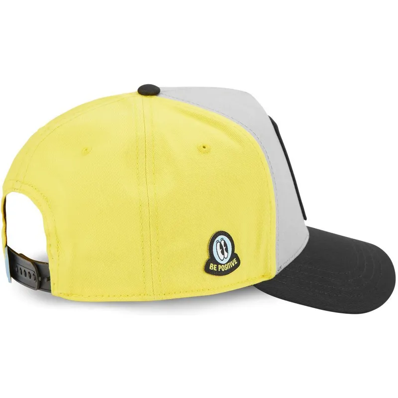 cappellino-visiera-curva-grigio-giallo-e-nero-snapback-bugs-bunny-loo11-bep1-looney-tunes-di-capslab