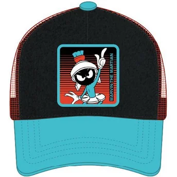 Capslab Marvin the Martian LOO11 MAR Looney Tunes Black and Blue Trucker Hat