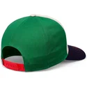 cappellino-curvo-beige-verde-e-blu-snapback-per-bambino-rocket-ice-food-di-djinns