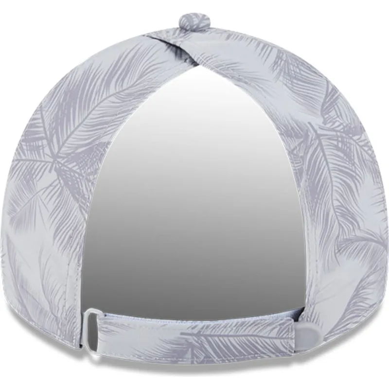 cappellino-curvo-grigio-regolabile-da-donna-9twenty-leaf-open-back-spring-training-fan-pack-2025-dei-new-york-yankees-mlb-di-new