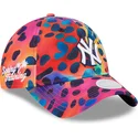 berretto-curvo-multicolore-regolabile-da-donna-9twenty-spots-spring-training-fan-pack-2025-dei-new-york-yankees-mlb-di-new-era
