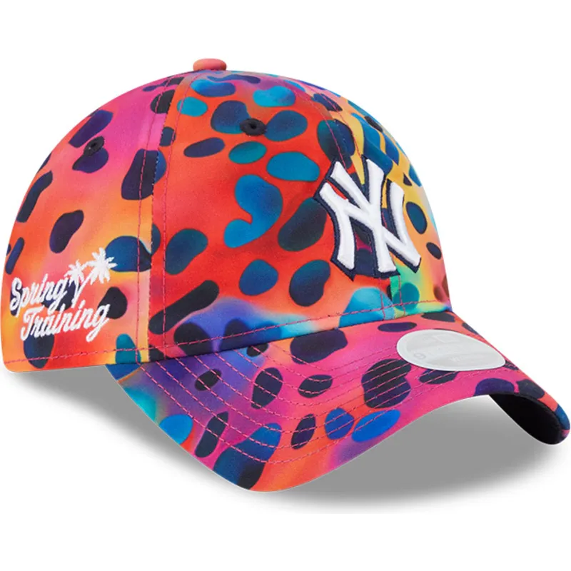 cappellino-curvo-multicolore-regolabile-da-donna-9twenty-spots-spring-training-fan-pack-2025-dei-new-york-yankees-mlb-di-new-era
