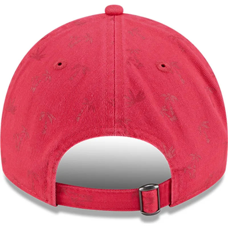 cappellino-curvo-rosa-regolabile-da-donna-9twenty-pattern-spring-training-fan-pack-2025-dei-new-york-yankees-mlb-di-new-era