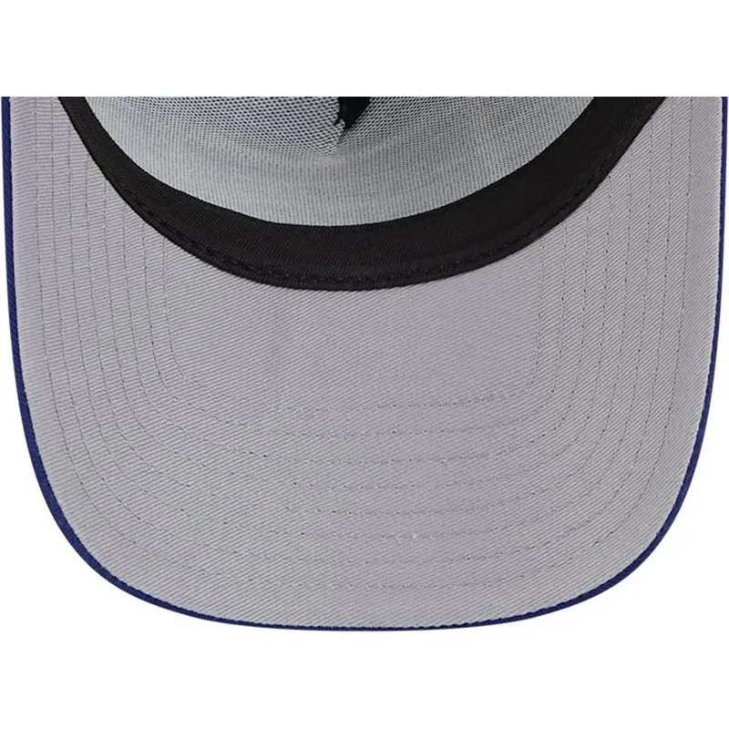 cappellino-trucker-blu-e-bianco-9forty-a-frame-patch-spring-training-fan-pack-2025-di-los-angeles-dodgers-mlb-di-new-era