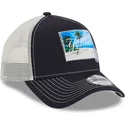 cappellino-trucker-blu-marino-e-bianco-9forty-a-frame-patch-spring-training-fan-pack-2025-di-new-york-yankees-mlb-di-new-era