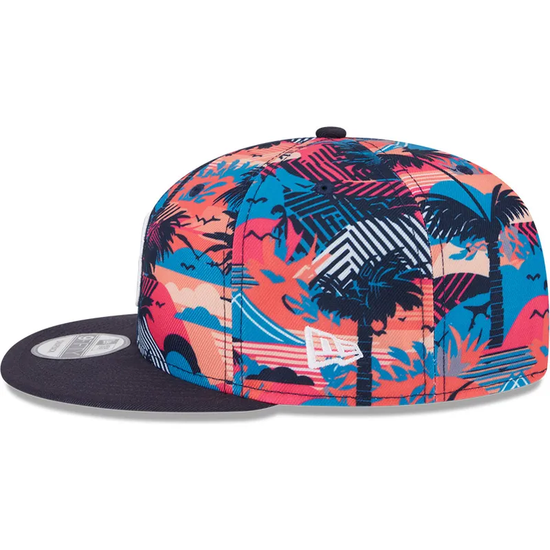 cappello-piatto-multicolore-snapback-9fifty-printed-spring-training-fan-pack-2025-di-boston-red-sox-mlb-di-new-era
