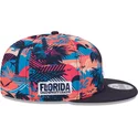 cappello-piatto-multicolore-snapback-9fifty-printed-spring-training-fan-pack-2025-di-atlanta-braves-mlb-di-new-era