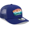 cappellino-trucker-blu-9seventy-stretch-snap-mesh-spring-training-fan-pack-2025-dei-los-angeles-dodgers-mlb-di-new-era