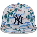 cappello-piatto-bianco-snapback-9fifty-print-spring-training-fan-pack-2025-dei-new-york-yankees-mlb-di-new-era