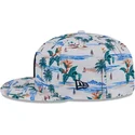 cappello-piatto-bianco-snapback-9fifty-print-spring-training-fan-pack-2025-dei-new-york-yankees-mlb-di-new-era