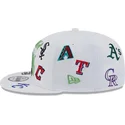 cappello-piatto-bianco-snapback-9fifty-scatter-spring-training-fan-pack-2025-di-mlb-cactus-league-logo-di-new-era