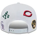 cappello-piatto-bianco-snapback-9fifty-scatter-spring-training-fan-pack-2025-di-mlb-cactus-league-logo-di-new-era