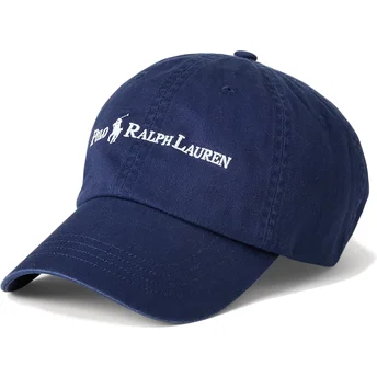 Cappello curvo blu navy regolabile Classic Sport di Polo Ralph Lauren
