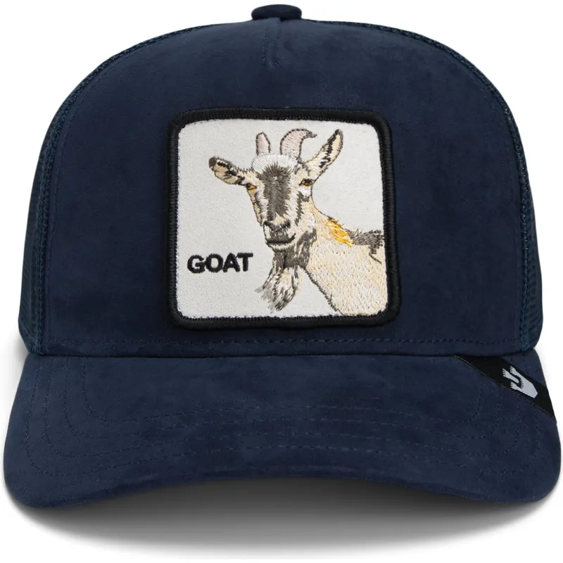 cappellino-trucker-blu-marino-capra-the-suede-goat-global-core-micro-suede-the-farm-di-goorin-bros