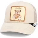 cappelli-curva-beige-snapback-per-bambino-oso-dei-peluche-cuddle-time-chroma-wave-the-farm-the-farm-di-goorin-bros