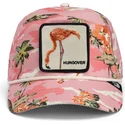 cappellino-visiera-curva-rosa-snapback-fenicottero-galleggiante-floater-randy-souse-git-salty-rim-the-farm-di-goorin-bros