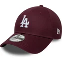 cappellino-visiera-curva-granata-regolabile-9forty-colour-pack-dei-los-angeles-dodgers-mlb-di-new-era