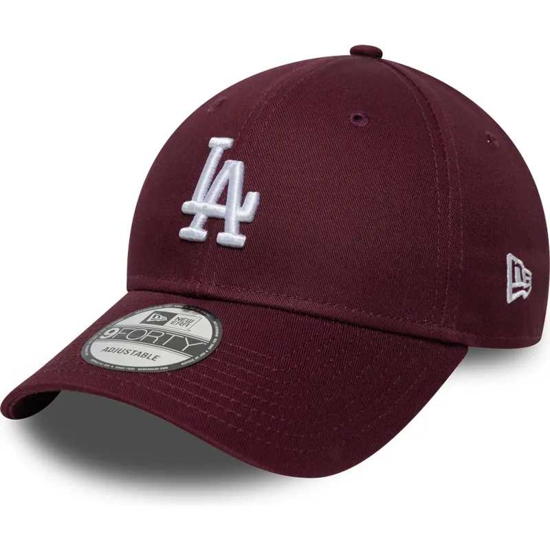 cappellino-visiera-curva-granata-regolabile-9forty-colour-pack-dei-los-angeles-dodgers-mlb-di-new-era