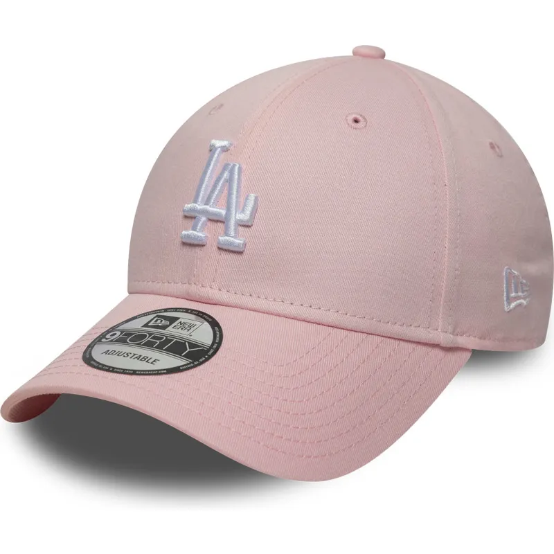 cappellino-con-visiera-curva-rosa-regolabile-9forty-colour-pack-dei-los-angeles-dodgers-mlb-di-new-era