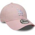 new-era-curved-brim-9forty-colour-pack-los-angeles-dodgers-mlb-pink-adjustable-cap