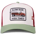 cappellino-trucker-beige-rosso-e-verde-slow-ride-high-times-hft-di-coastal