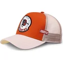 cappello-trucker-arancione-e-beige-live-fast-ride-faster-hft-di-coastal