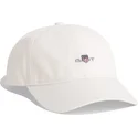 cappellino-curvo-beige-regolabile-shield-in-cotone-twill-eggshell-di-gant