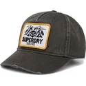gorra-curva-verde-scuro-regolabile-graphic-dark-green-di-superdry