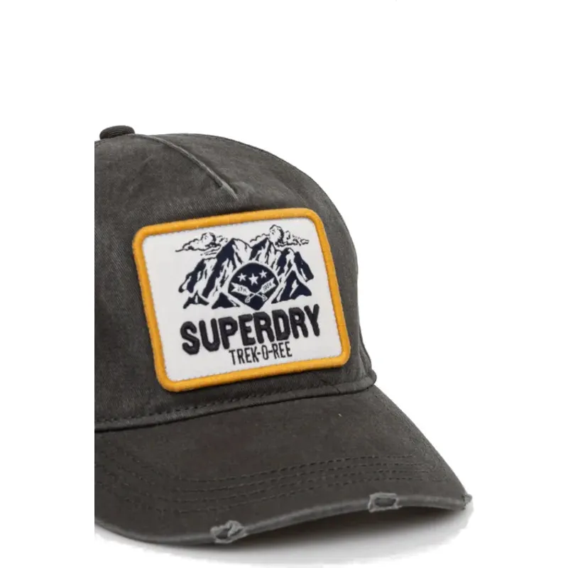 cappellino-curvo-verde-scuro-regolabile-graphic-dark-green-di-superdry