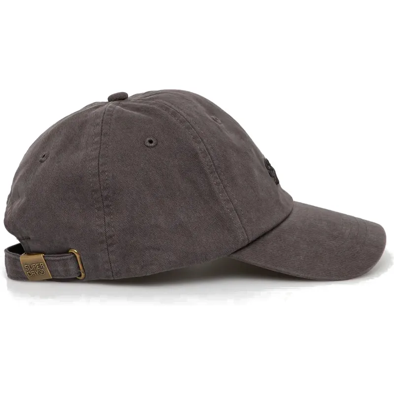 cappellino-curvo-nero-regolabile-vintage-embroidery-vintage-black-di-superdry