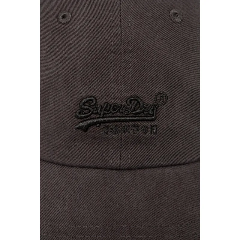 cappellino-curvo-nero-regolabile-vintage-embroidery-vintage-black-di-superdry