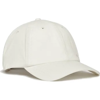Cappellino bianco regolabile con visiera curva Vintage Ricamato di Superdry