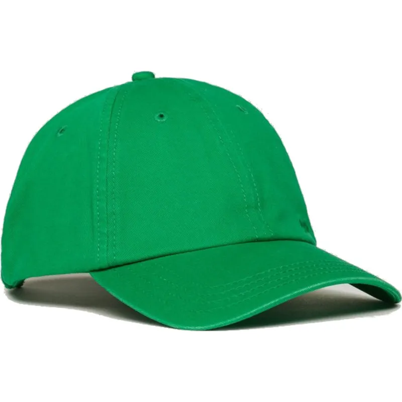 Cappellino verde regolabile con visiera curva Vintage Ricamato