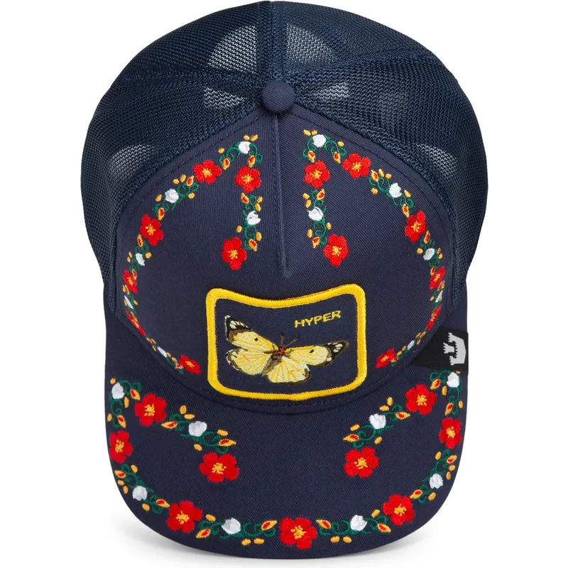 goorin-bros-butterfly-hyper-active-flora-fauna-the-farm-navy-blue-trucker-hat