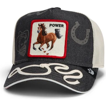 Goorin Bros. Power Full Throttle Horse Play The Farm Berretto Trucker Blu Navy