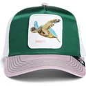 goorin-bros-turtle-wavy-allablur-great-escape-the-farm-cappellino-trucker-verde-bianco-e-rosa