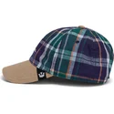 goorin-bros-curved-brim-hardly-working-papa-cap-madras-the-farm-navy-blue-and-brown-snapback-cap