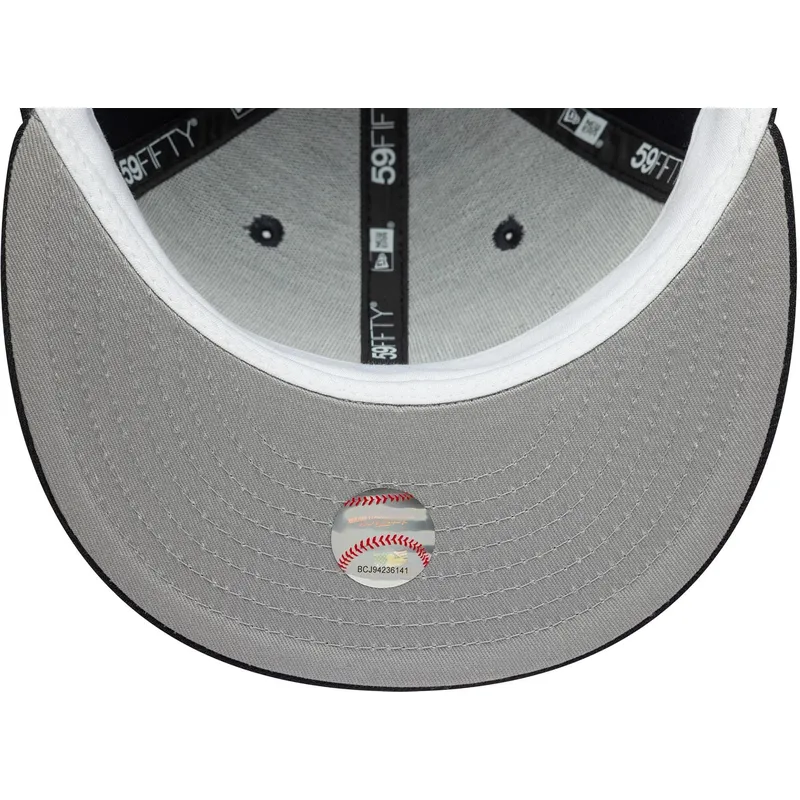 cappello-piatto-blu-marino-chiuso-59fifty-food-icon-dei-new-york-yankees-mlb-di-new-era